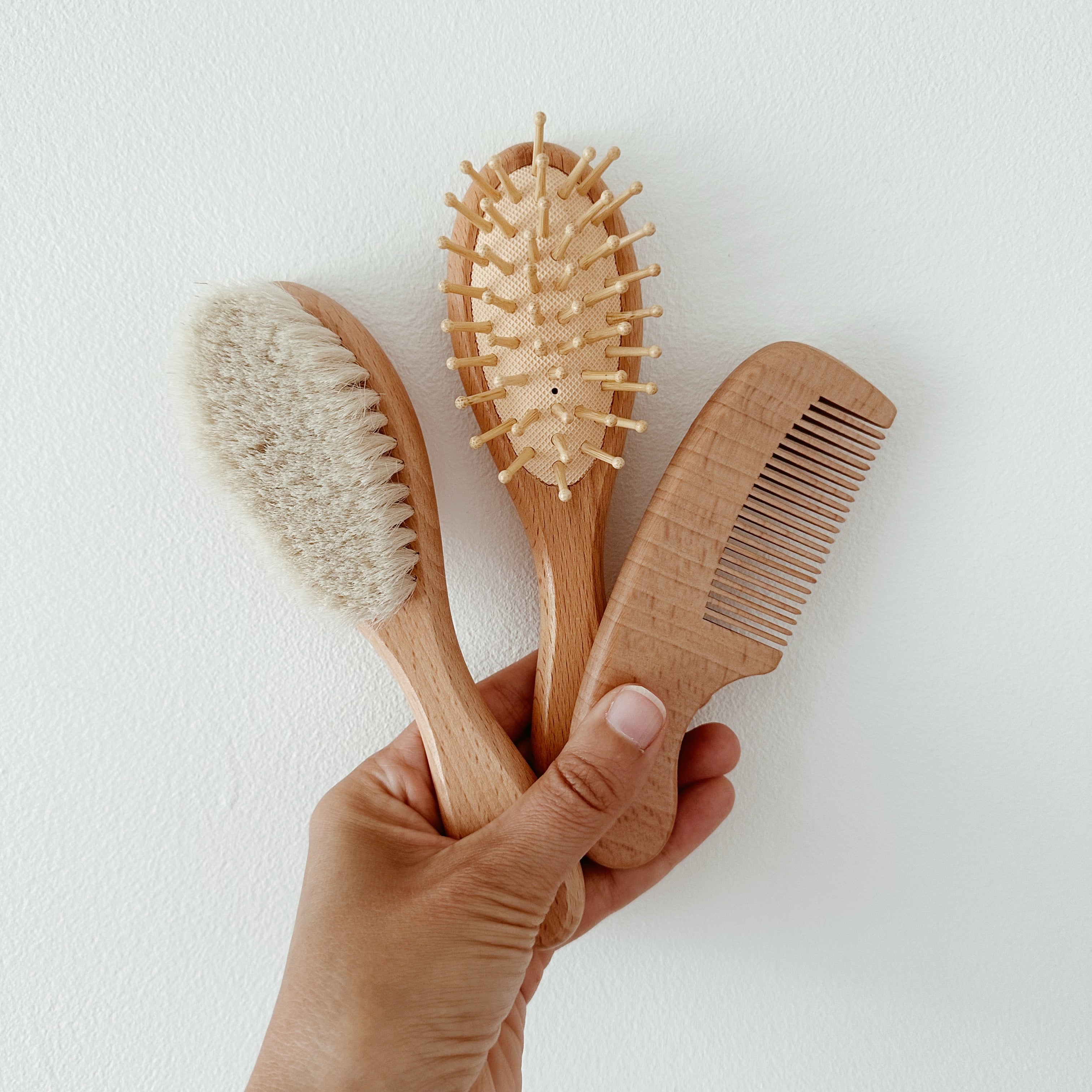 Wooden Brush Set