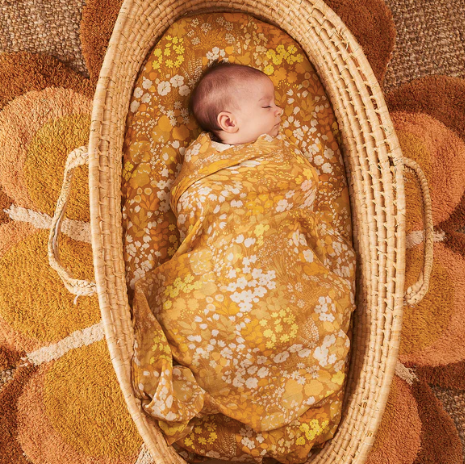 Honey Bunch Hemp/Organic Cotton Bassinet Sheet/Changing Pad Cover