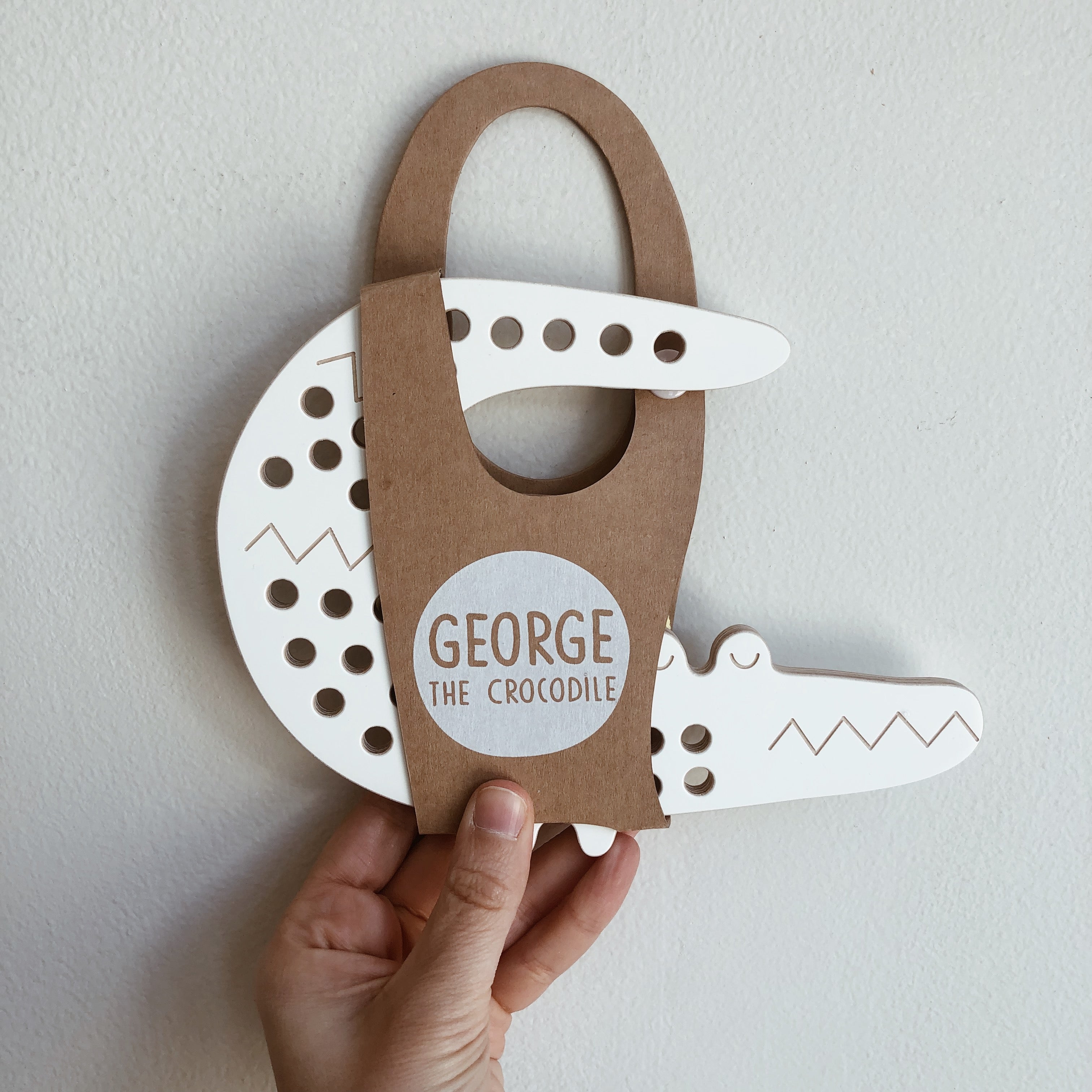 George the Crocodile Lacing Toy
